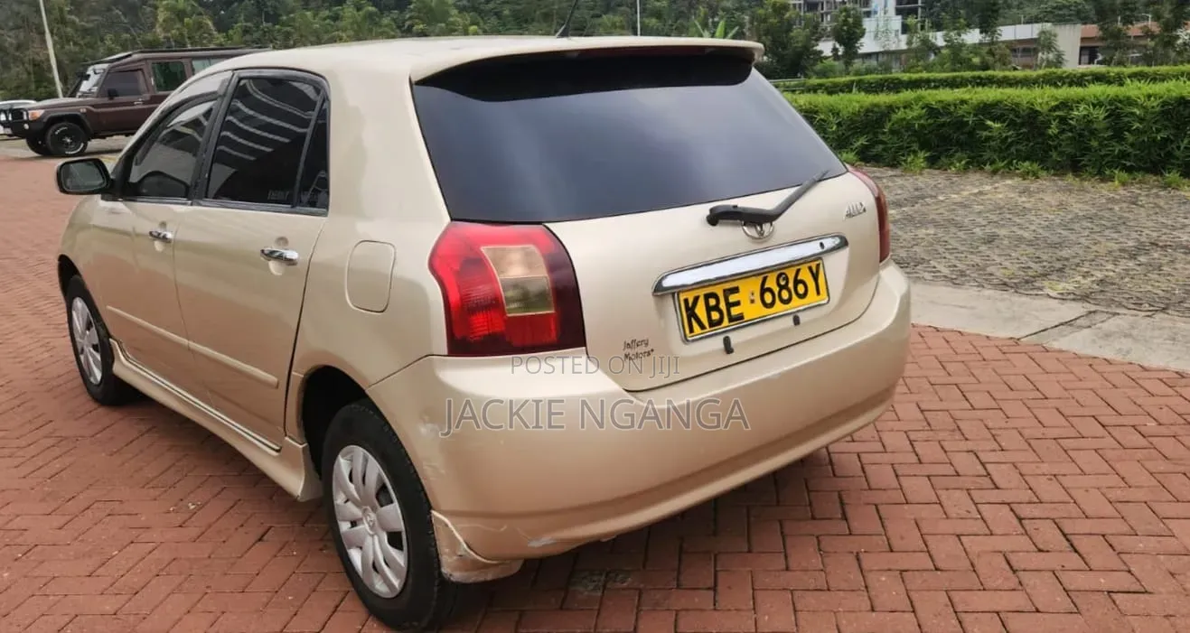 Toyota Allex 2002 Gold