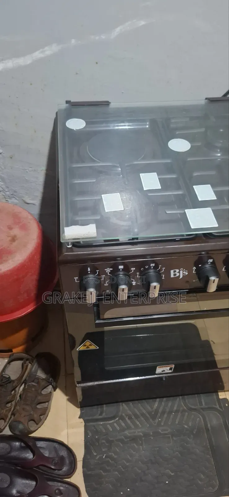 BjS 3G+1 Electric Plate Cooker 60cm by 60cm