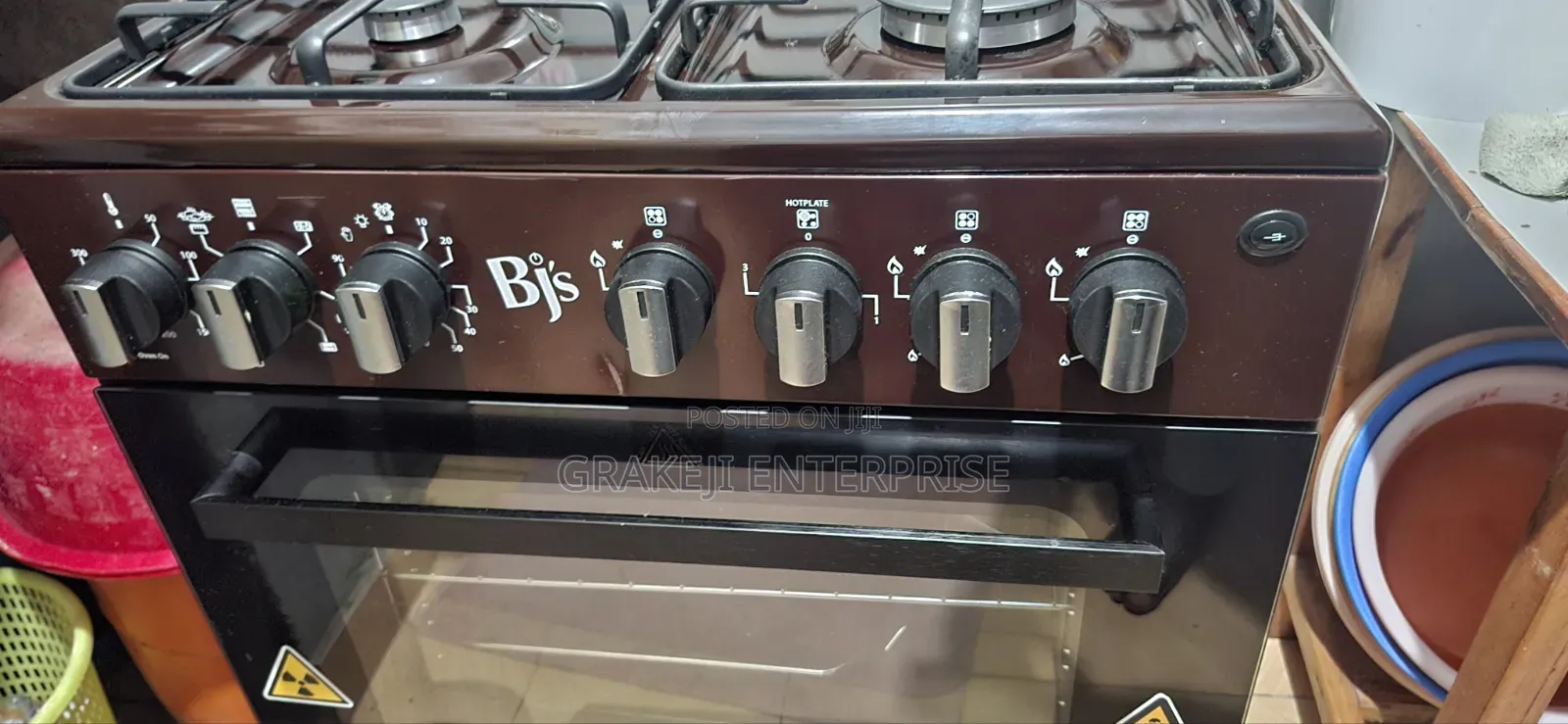 BjS 3G+1 Electric Plate Cooker 60cm by 60cm