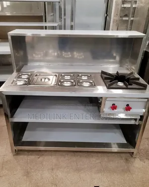 Customized Ss 304 Shawarma Service Bay Stainless Steel
