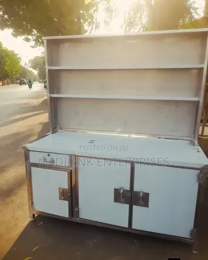 Ss 304 Stainless Steel Storage Cabinet+racks Combined