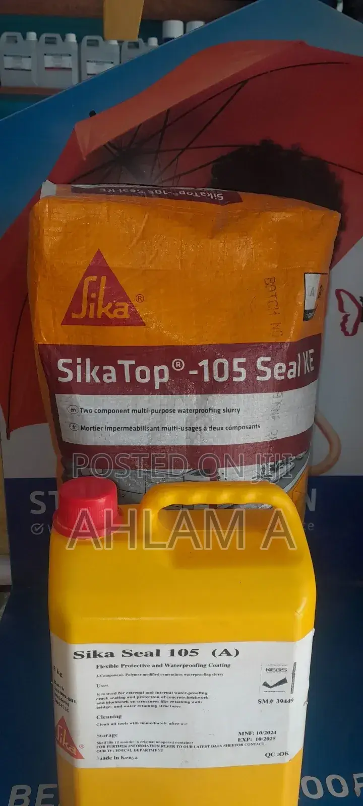 SikaSeal 105 Waterproofing Slurry (25 Kg Kit)