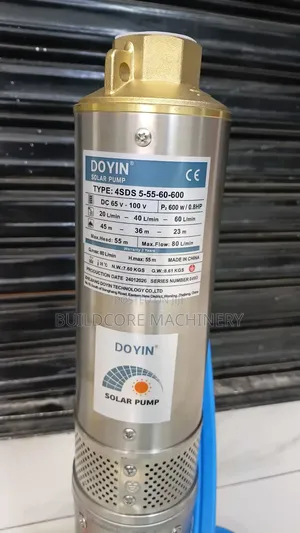 Doyin AC/DC Hybrid Submersible Water Pump 600watts 0.8HP