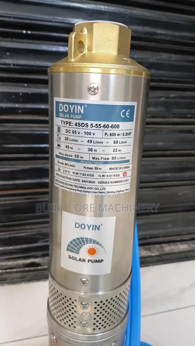 Doyin AC/DC Hybrid Submersible Water Pump 600watts 0.8HP