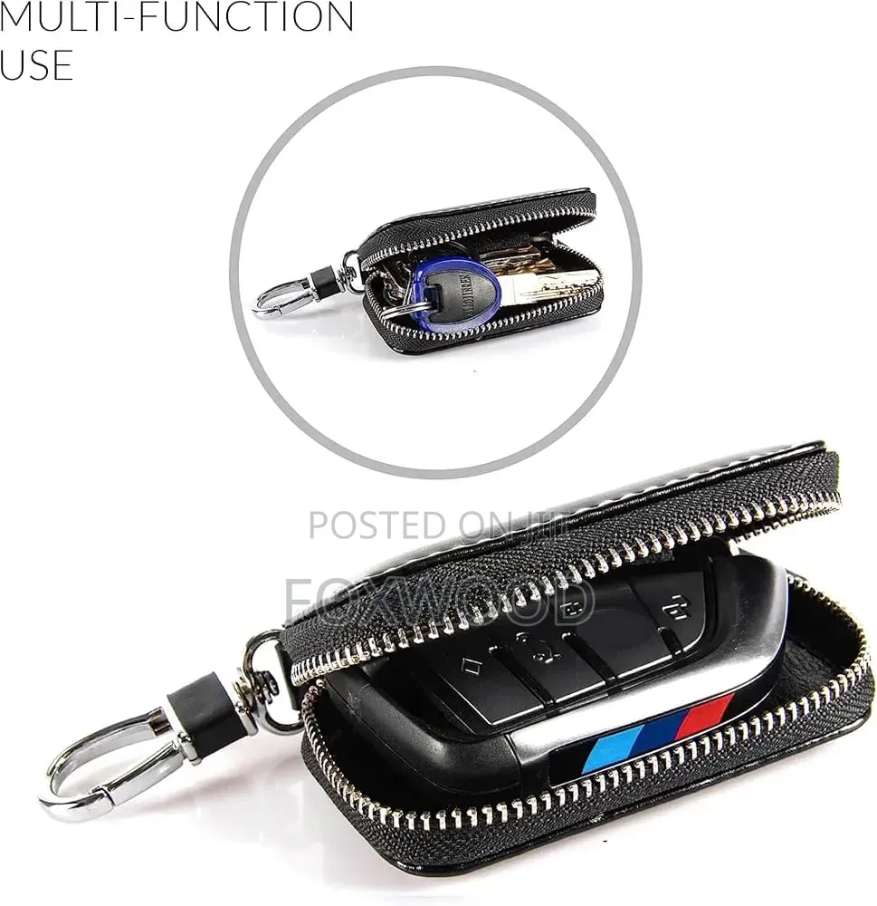 Stylish PU Leather Car Key Cover Case