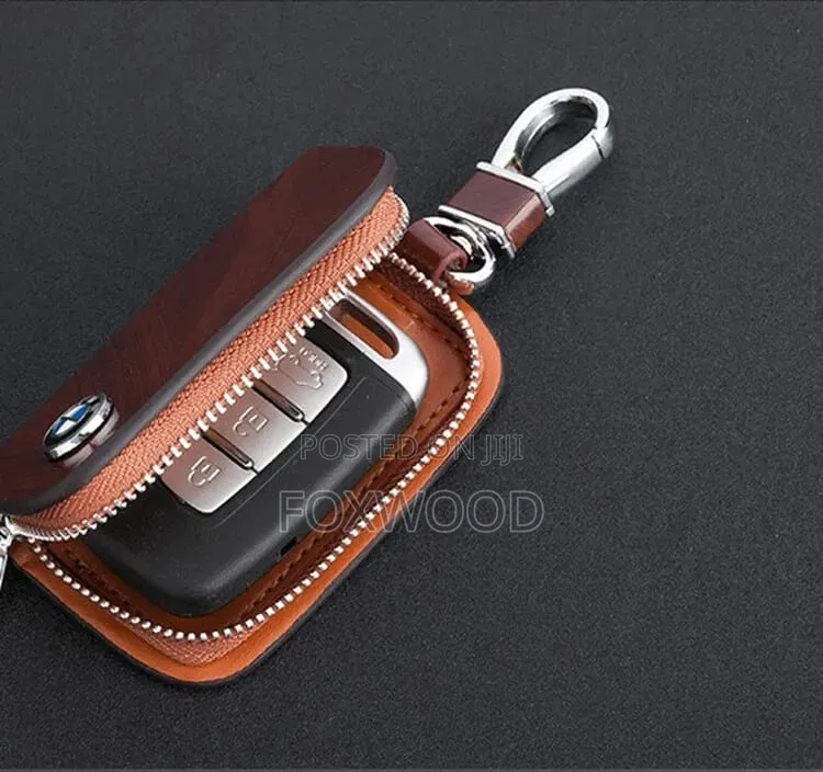 Stylish PU Leather Car Key Cover Case