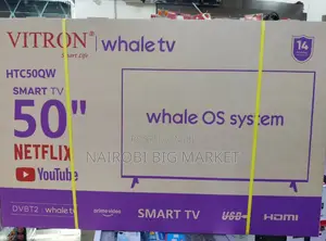 *Vitron 50" QLED Smart Whale TV HTC50QW Qled