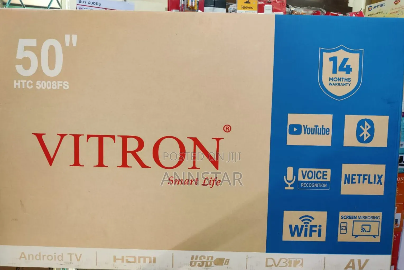 *Vitron 50" Smart Android BT * Model: 5008fs