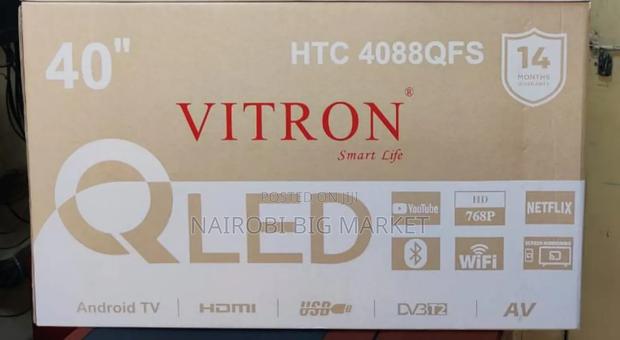 *Vitron 40" QLED Smart Android Frameless With Bluetooth - main view