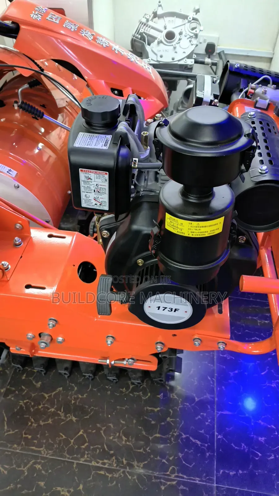 JJ 4wd 173F Engine Diesel Power Tiller