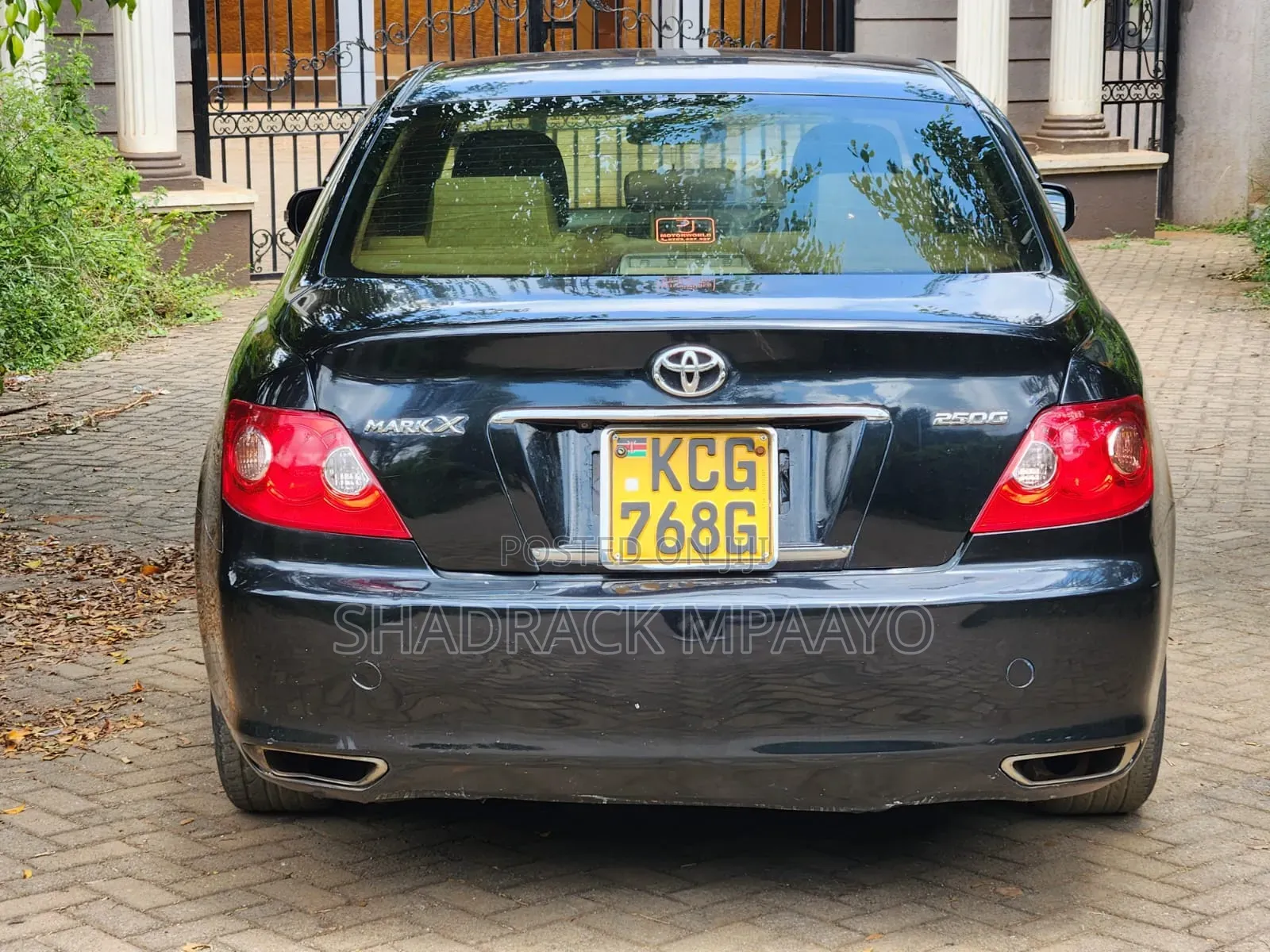 Toyota Mark X 2008 Blue
