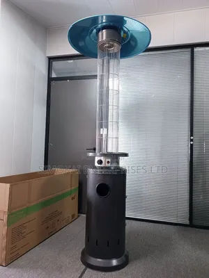 Standing LPG Patio Heater (Mushroom) in a Sleek Stainless Steel Finish