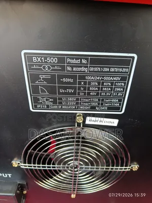 Aico Japan BXi-500 Heavy Commercial AC Arc Welding Machine.