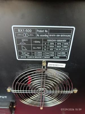 Aico Japan BXi-500 Heavy Commercial AC Arc Welding Machine.