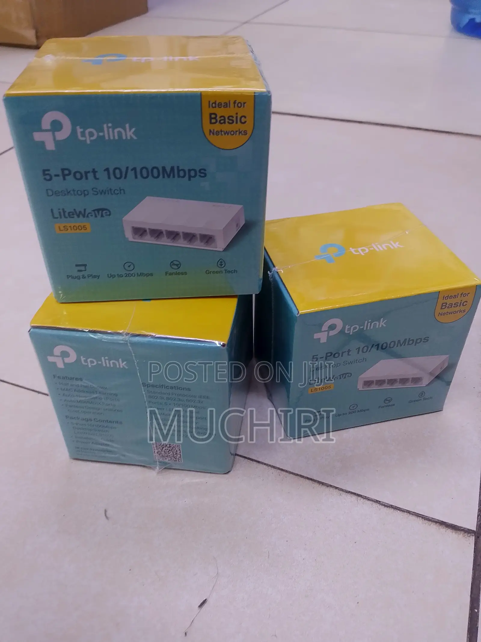 Tplink 5 Port 10/100mbps Desktop Switch LS1005
