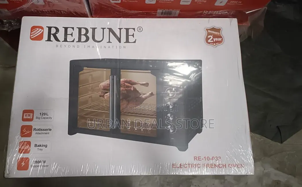 75 Litres Rebune Re-10-031 Commercial Double Door Oven