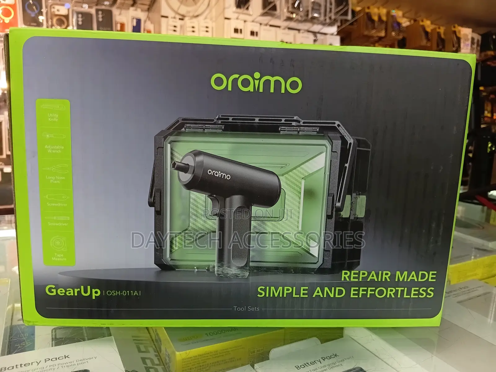 Oraimo GearUp 40 Piece Portable Multifunctional Tool Set (OSH-011A)