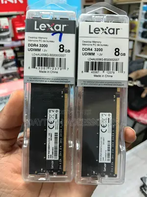 Lexar 8GB (1x8Go) DDR4 3200Mhz CL22 Desktop Memory.
