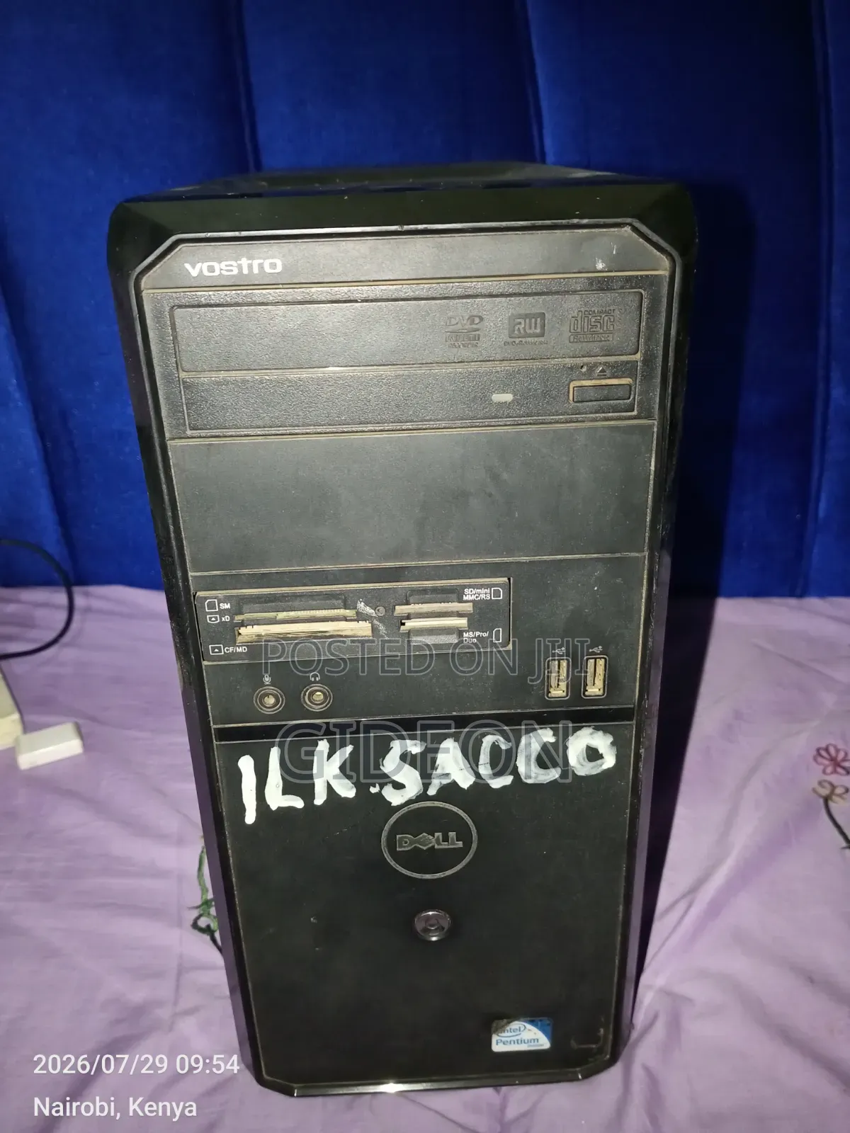 Desktop Computer Dell 8GB Intel Core i5 HDD 500GB