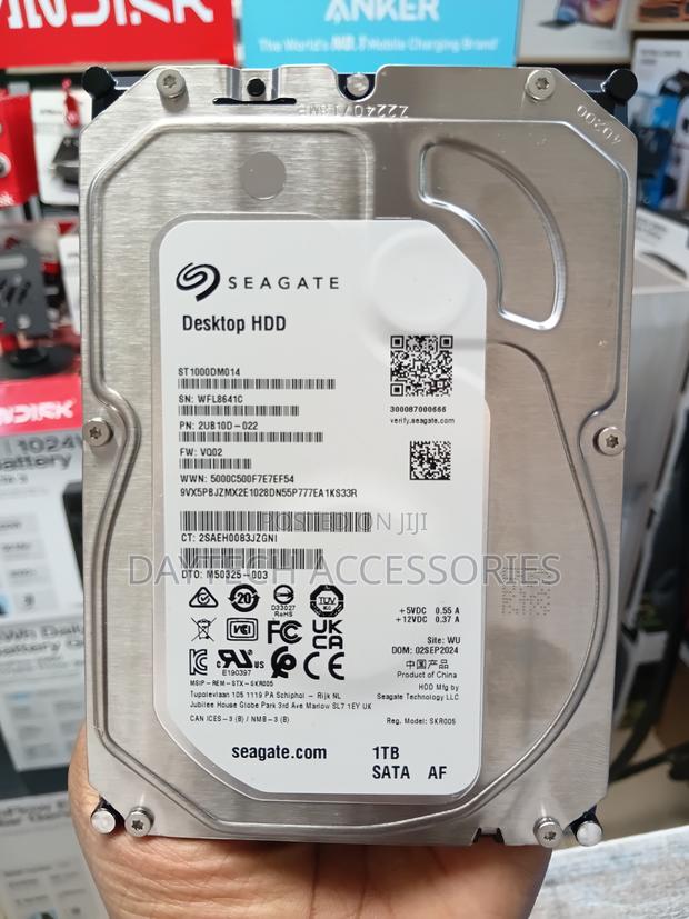 This Is a Seagate Desktop HDD With a 1TB Capacity. - thumbnail 3