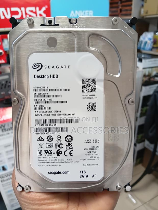 Seagate 1tb Desktop HDD Sata 6gb/S 64mb Cache