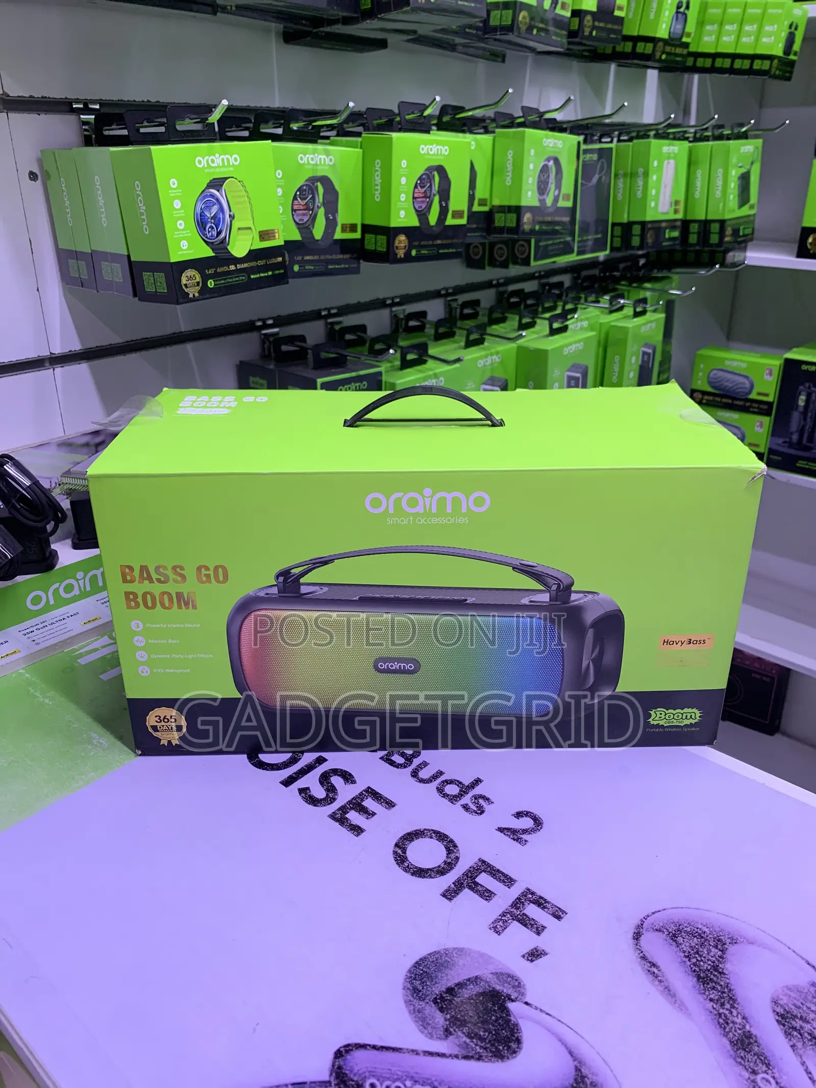 Oraimo Bass Go Boom (OBS-75D) Portable Speaker