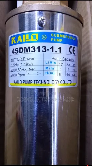 Kailo 1.5p Submassible Pump
