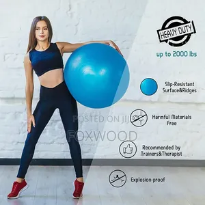 Gym Ball and Manual Pump