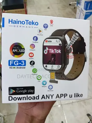 HainoTeko Germany FG-3 Android Smartwatch With AMOLED Display.