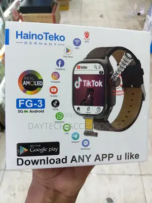 HainoTeko Germany FG-3 Android Smartwatch With AMOLED Display.