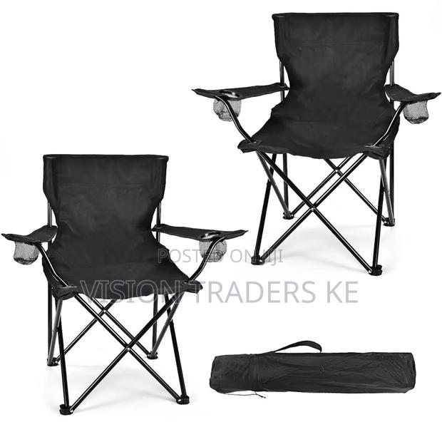 Portable, Foldable Camping Chair With Arm Rest