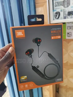 JBL BT-7799 Wireless Bluetooth Neckband Earphones With TF Card Support