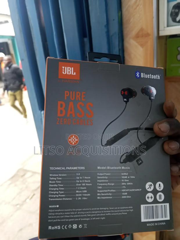 JBL BT-7799 Wireless Bluetooth Neckband Earphones With TF Card Support - thumbnail 3