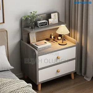 Minimalist Wooden Bedside Table With Drawer