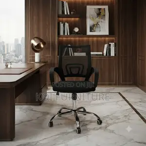 Office Chairs; Mid Backrest Ergonomic 360 Swivel Office Seat
