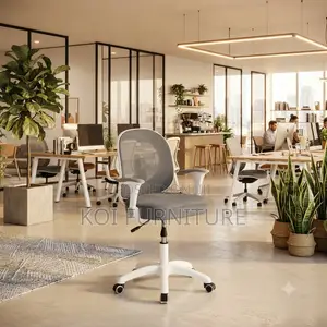 Office Chairs; Pink Recliner Fabric Ergonomic Office Chairs