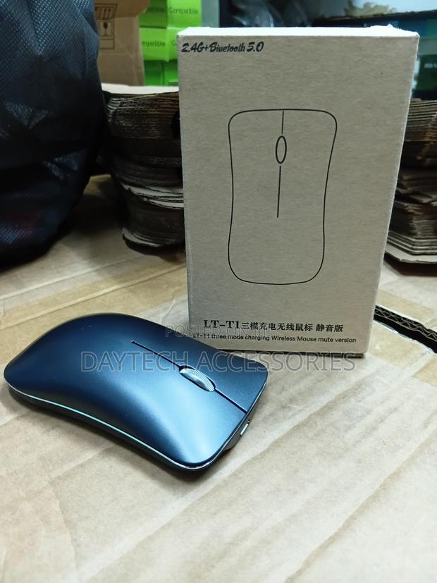 LT-T1 Ultra-Slim Metal-Framed LT-T1 Three-Mode Rechargeable Mouse.