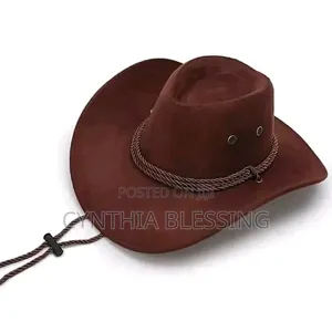 Light Brown Fashion Cowboy Hat_d1