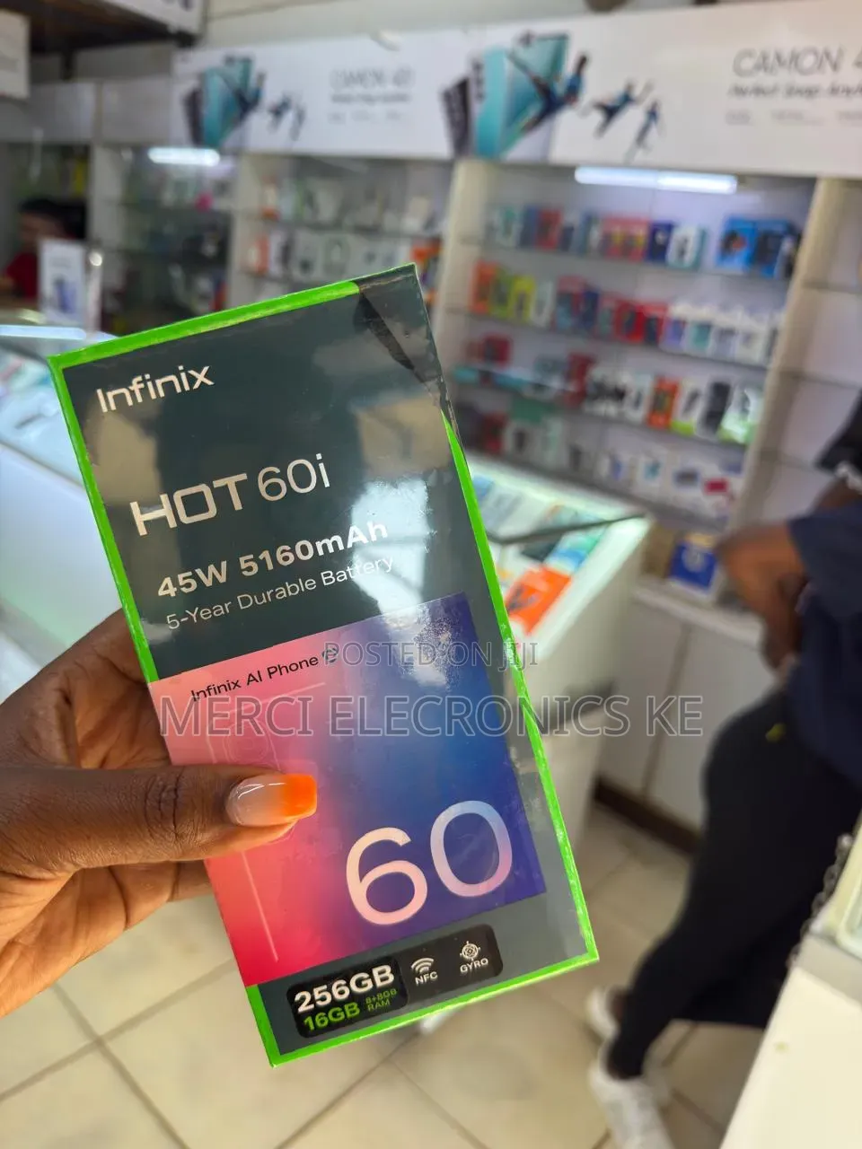 New Infinix Hot 60i 256 GB Purple