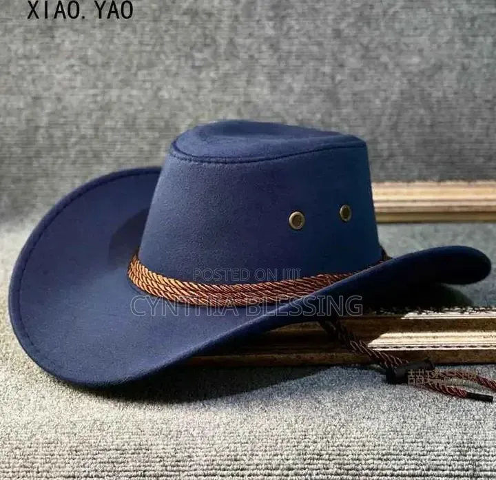 Light Brown Fashion Cowboy Hat_d1
