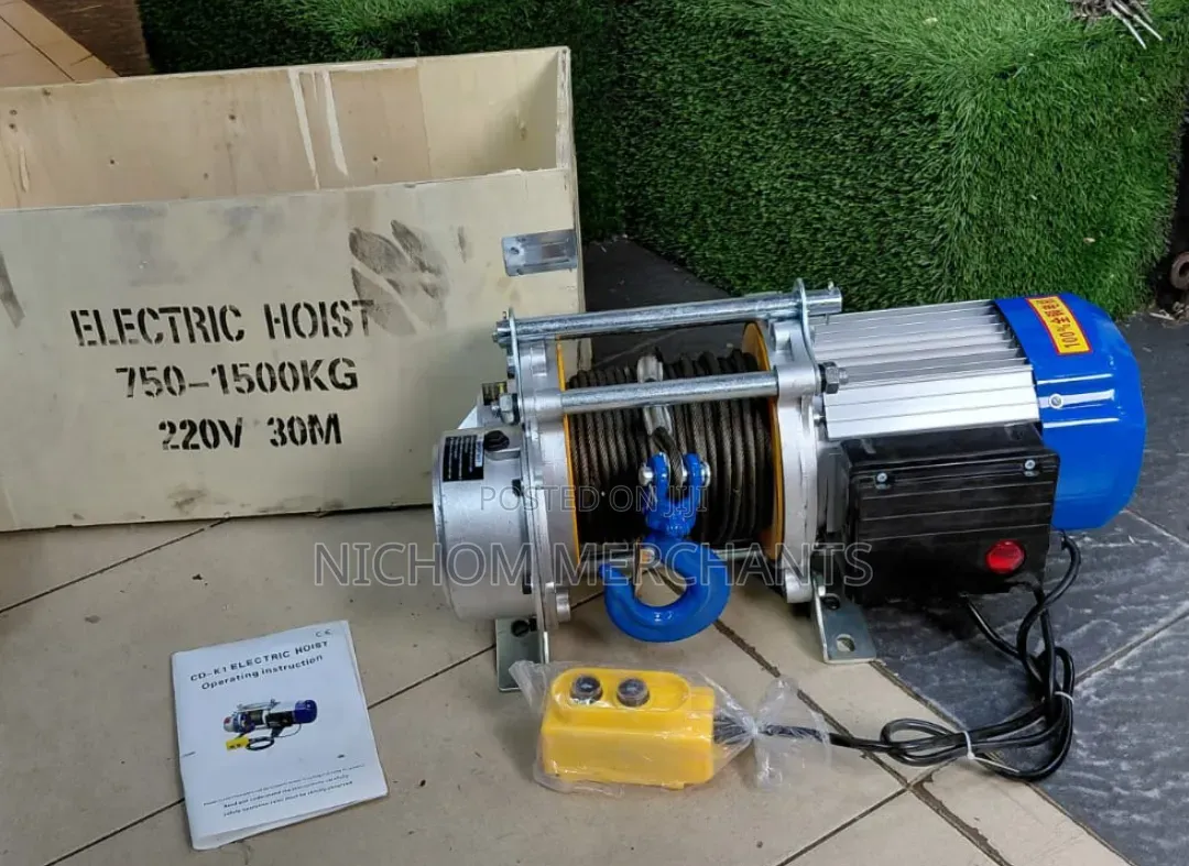 1.5ton Electric Hoist/1500kg Electric Hoist 30m Rope