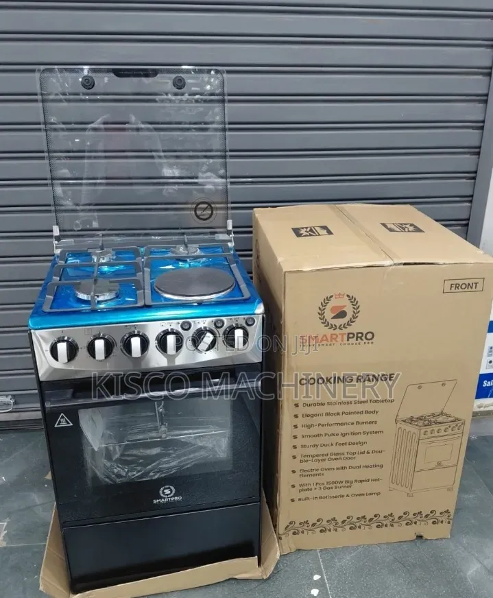 SmartPro Freestanding Cooker With Oven Grill – 3g+1e/Cooker 50×55