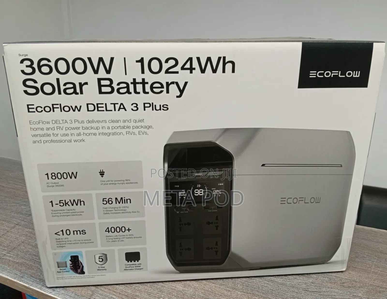 Ecoflow Delta 3 Plus 3600w