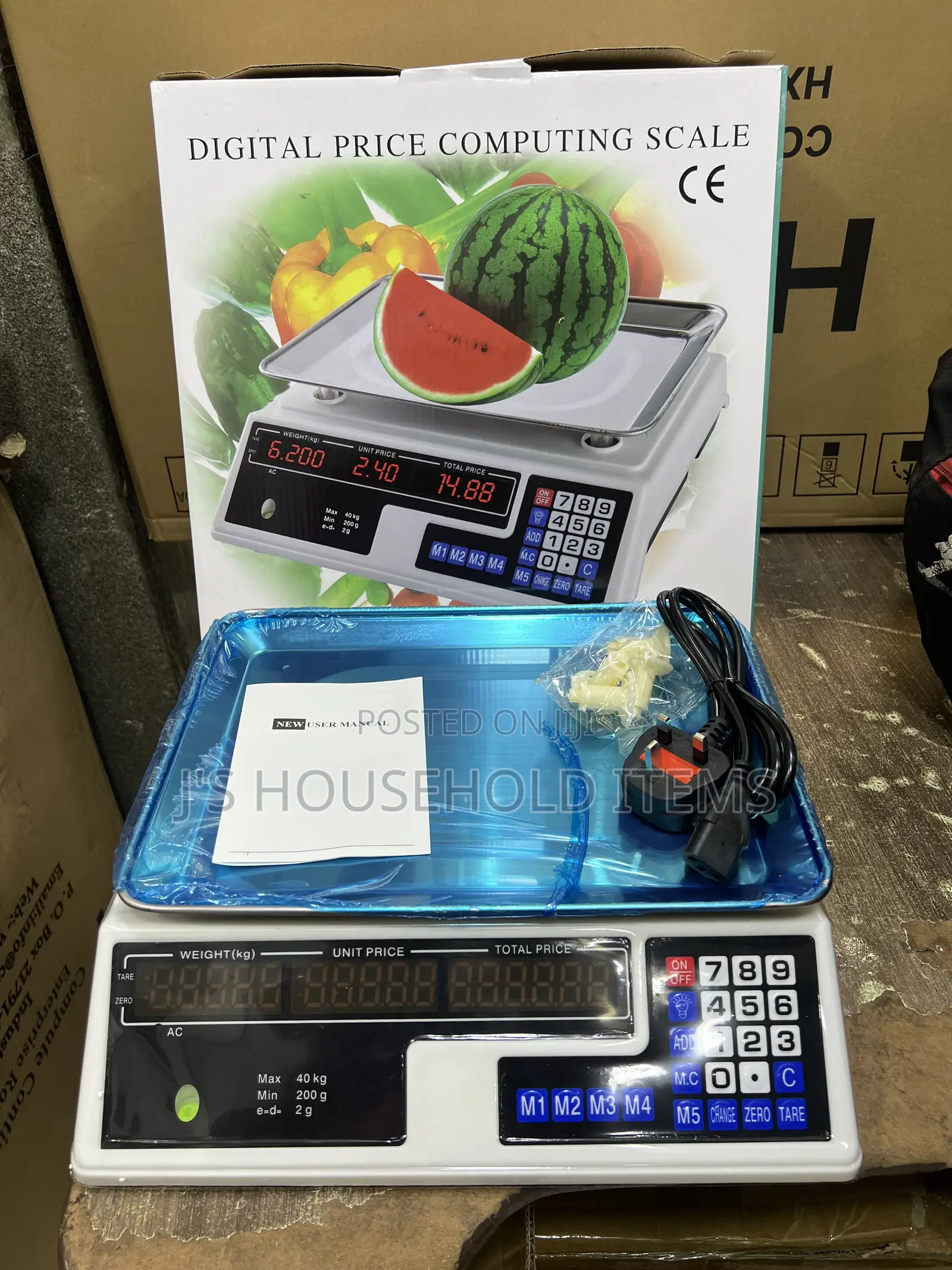 ACS 40kg Armless Digital Scale