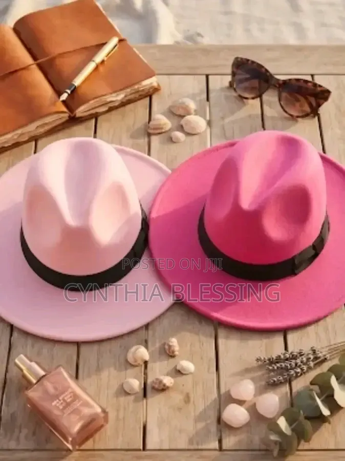 Pink Fedora Hats_Fp
