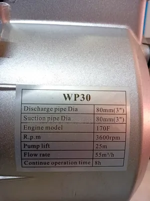 3" Honda Petrol Water Pump 8hp
