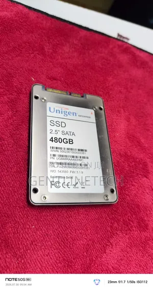 Unigen Orion 480gb 2.5" Sata Iii SSD