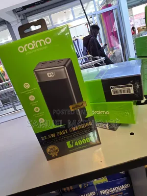 Oraimo PowerBox 400 22.5W Fast Charge 40000mAh Portable Battery Pack