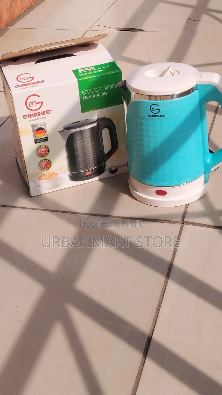 Eurochef Fast Boiling 2L Kitchen Electric Kettle, Plastic