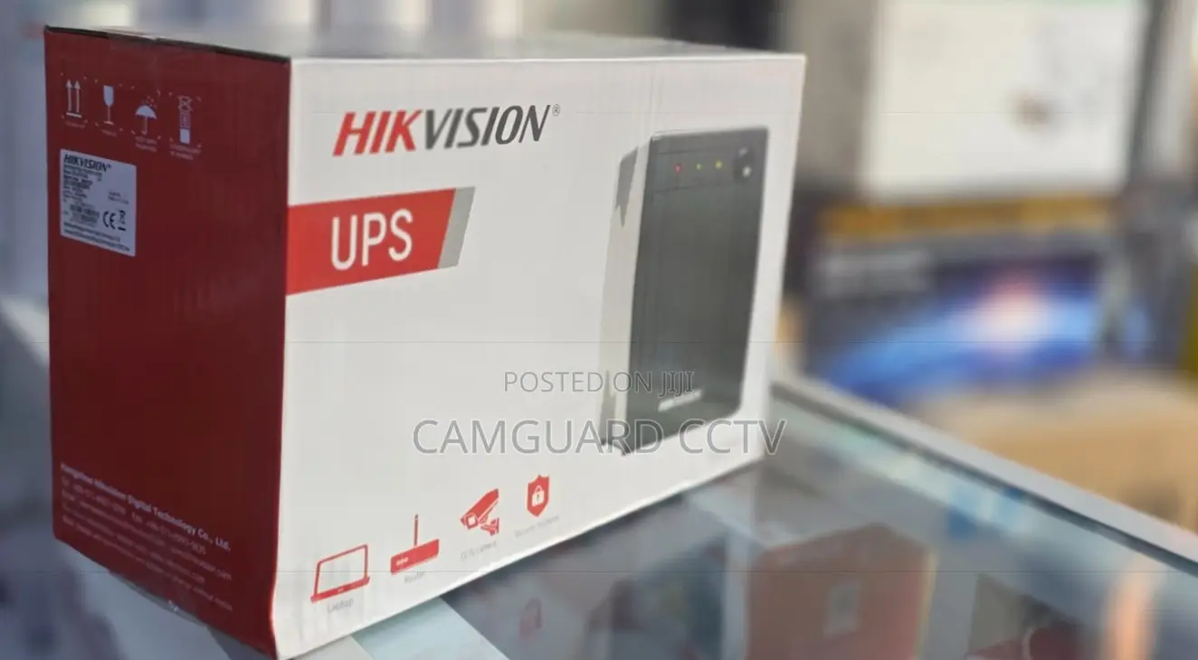 Hikvision 1000VA UPS 600W Backup Power Supply 7Ah